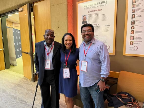 Staff working with clients